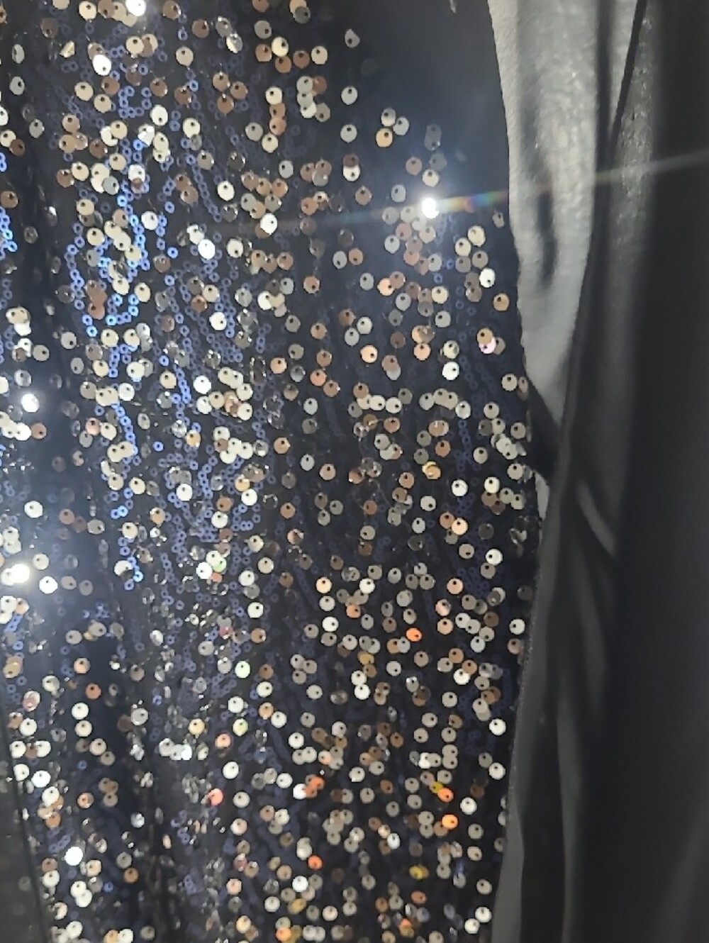 Trixxi Black Strapless Sequin Cocktail Dress, Size 3 - Picture 8 of 10